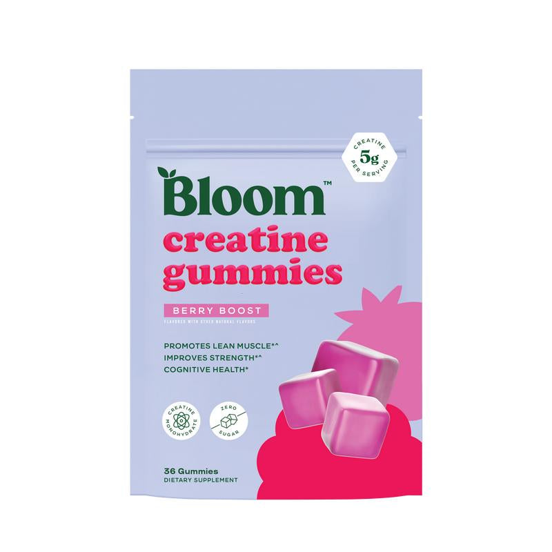 Bloom Nutrition Creatine Gummies - New Year New Me - Energy, Cognitive Health & Post-Workout Muscle Recovery Promotes & Muscle Improves - Creatine for Women