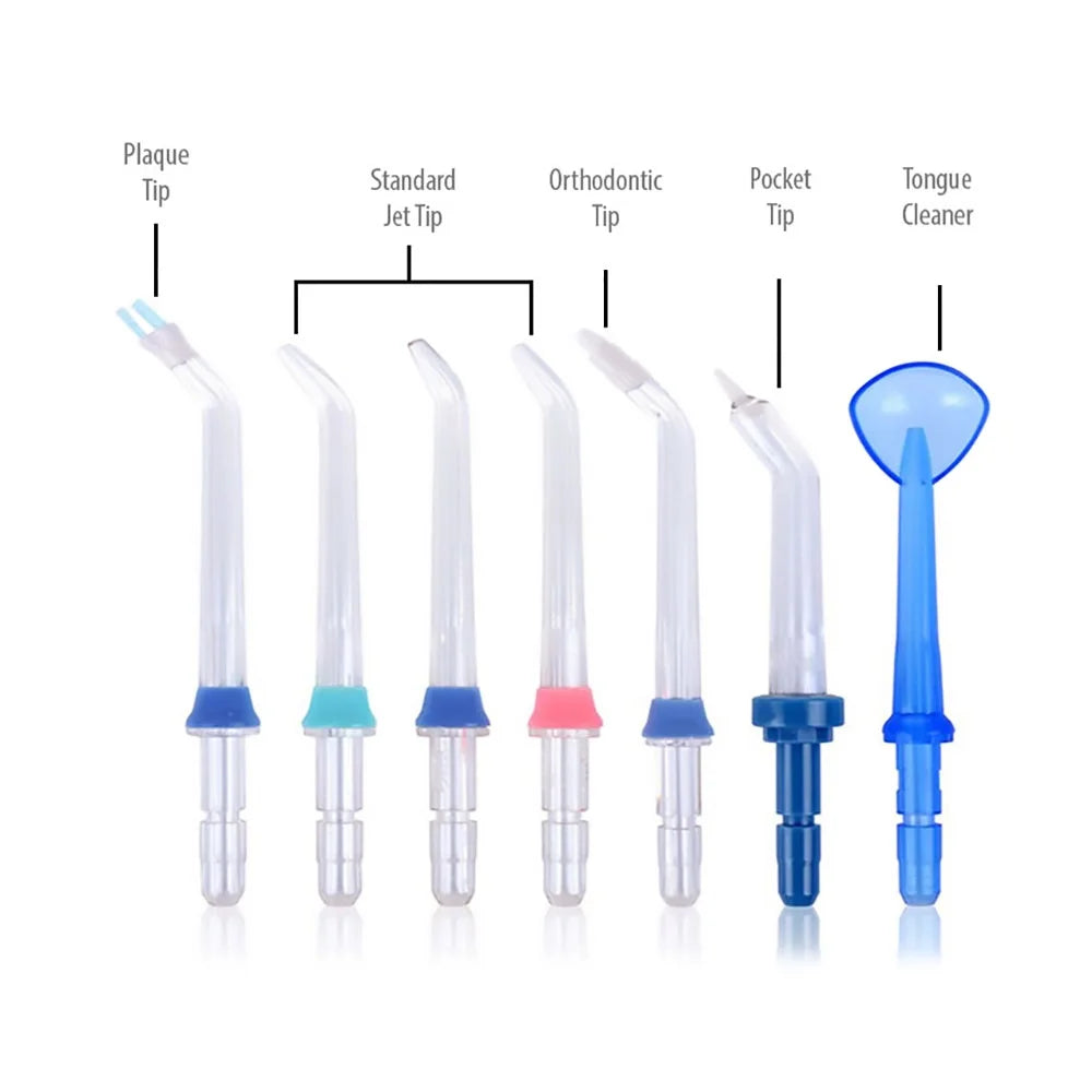 Electric oral irrigator 3 Cleaning Modes USB Rechargeable Waterproof IP65 Oral Irrigator 4 Nozzles Portable Dental Irrigators