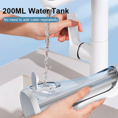 Electric Oral Irrigator 3 Cleaning Modes USB Rechargeable Waterproof IP65 Oral Irrigator 4 Nozzles Portable Dental Irrigators